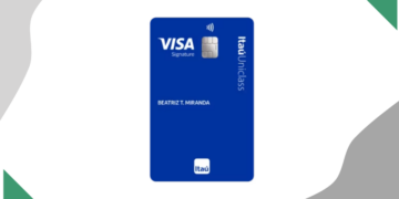cartão Visa signature